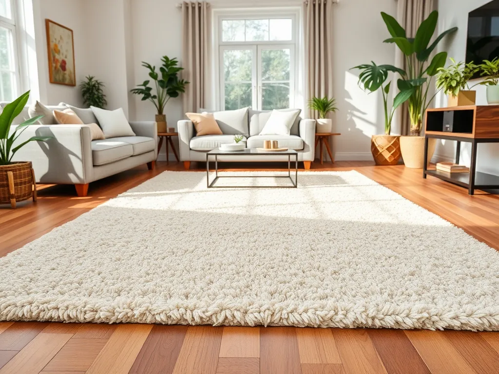 Jaki dywan do szarej kanapy i brązowych mebli?