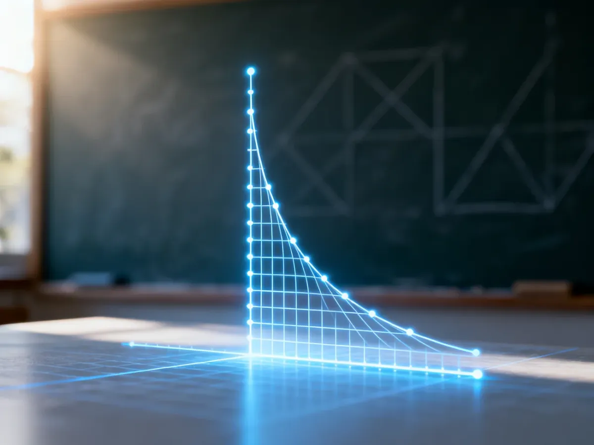 Wizualizacja matematyczna przedstawiająca funkcję surjektywną, w której każdemu punktowi osi pionowej odpowiada wartość funkcji.